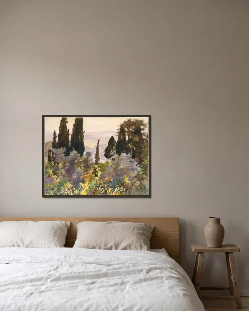 Granada, John Singer Sargent w ramie na ścianie