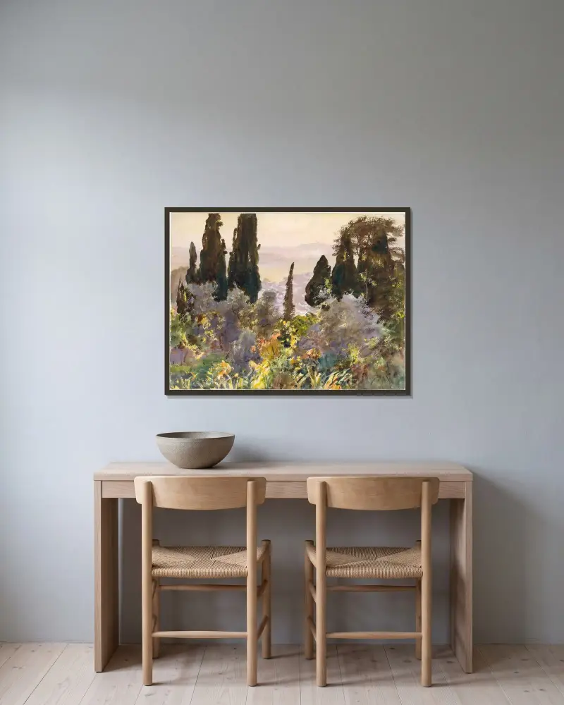 Granada, John Singer Sargent w ramie na ścianie