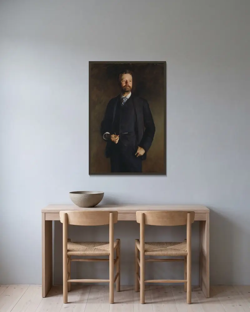 Henry Cabot Lodge, John Singer Sargent v rámu na stěně
