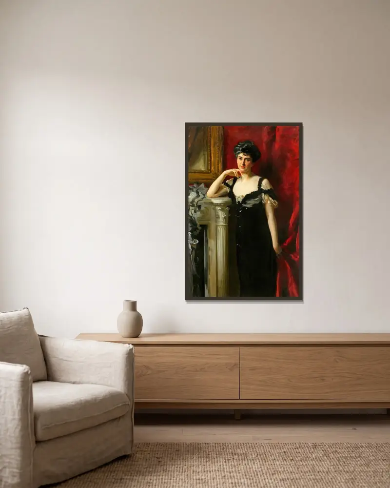 Mrs. John C. Tomlinson von John Singer Sargent gerahmt an einer Wand