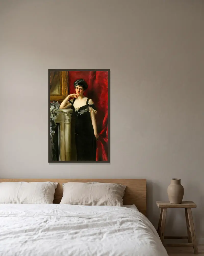 Mrs. John C. Tomlinson von John Singer Sargent gerahmt an einer Wand