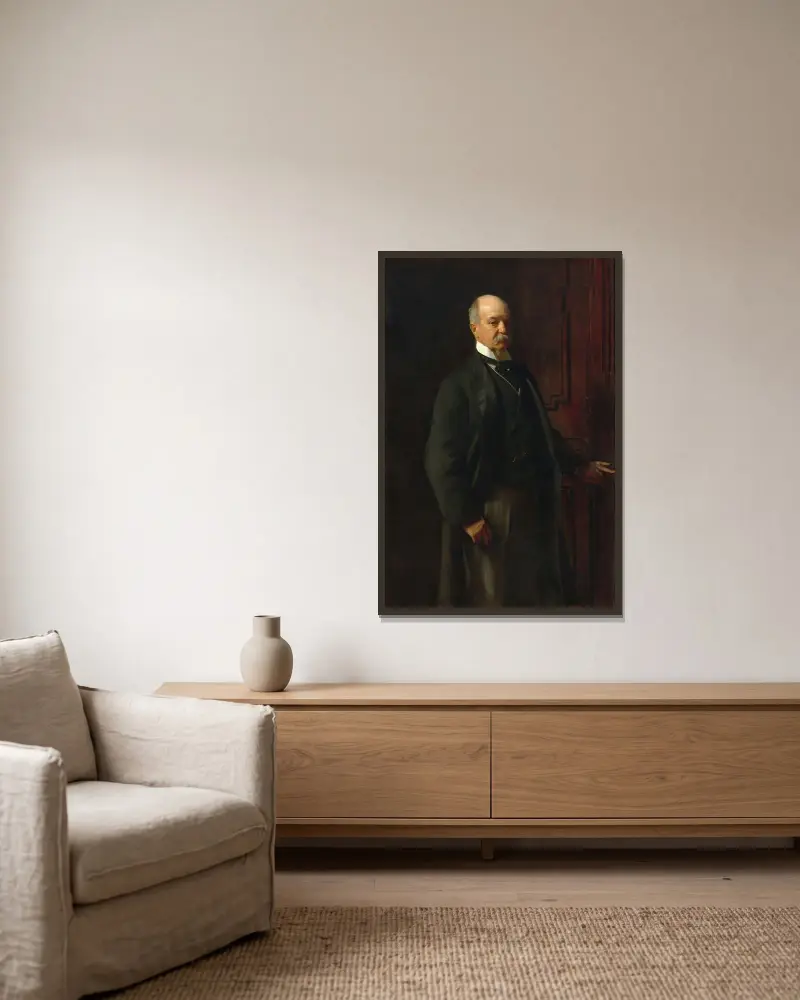 Peter A. B. Widener, John Singer Sargent v rámu na stěně