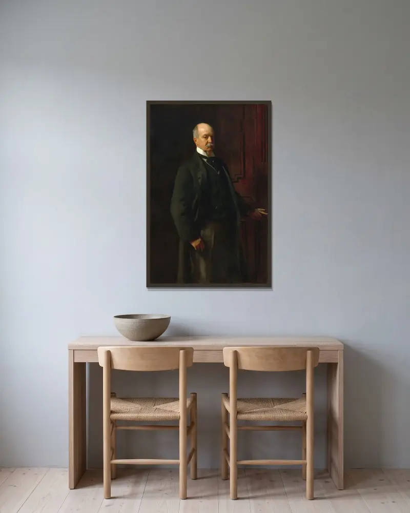 Peter A. B. Widener, John Singer Sargent v rámu na stěně