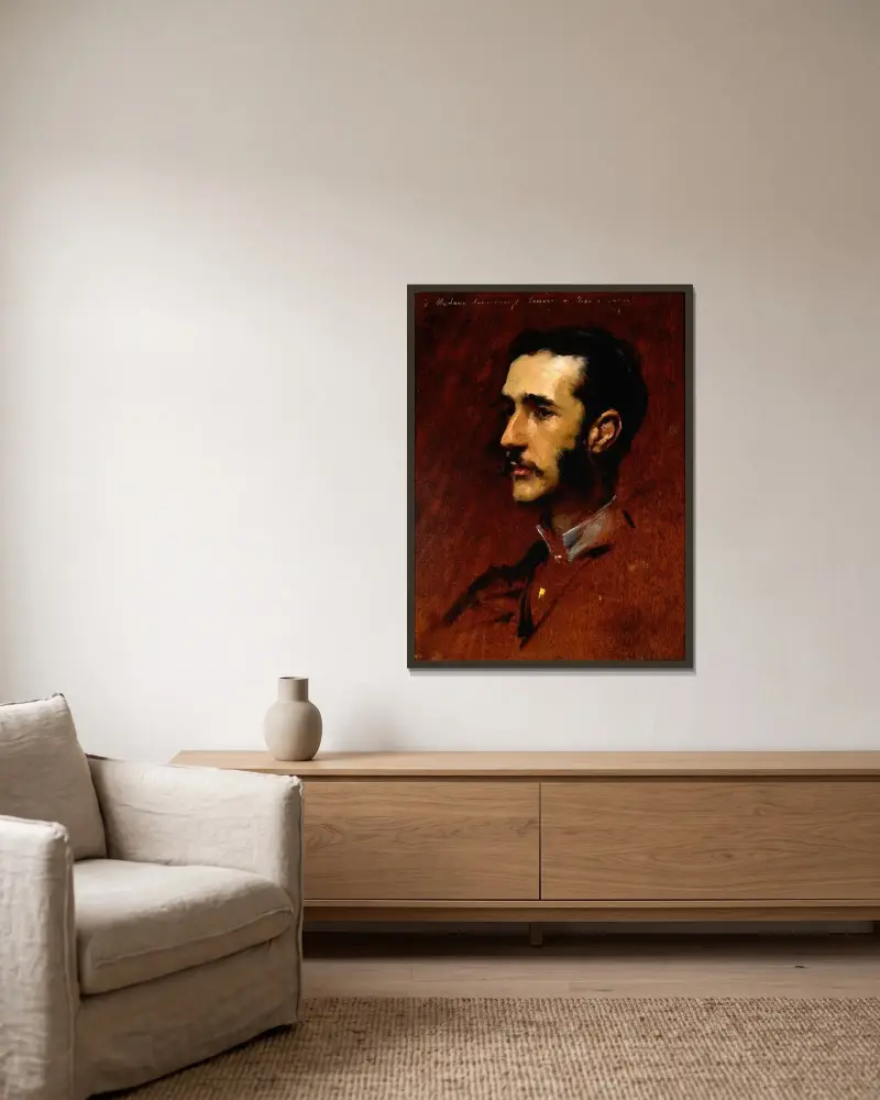 Ramon Subercaseaux, John Singer Sargent w ramie na ścianie