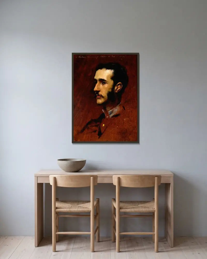 Ramon Subercaseaux, John Singer Sargent w ramie na ścianie