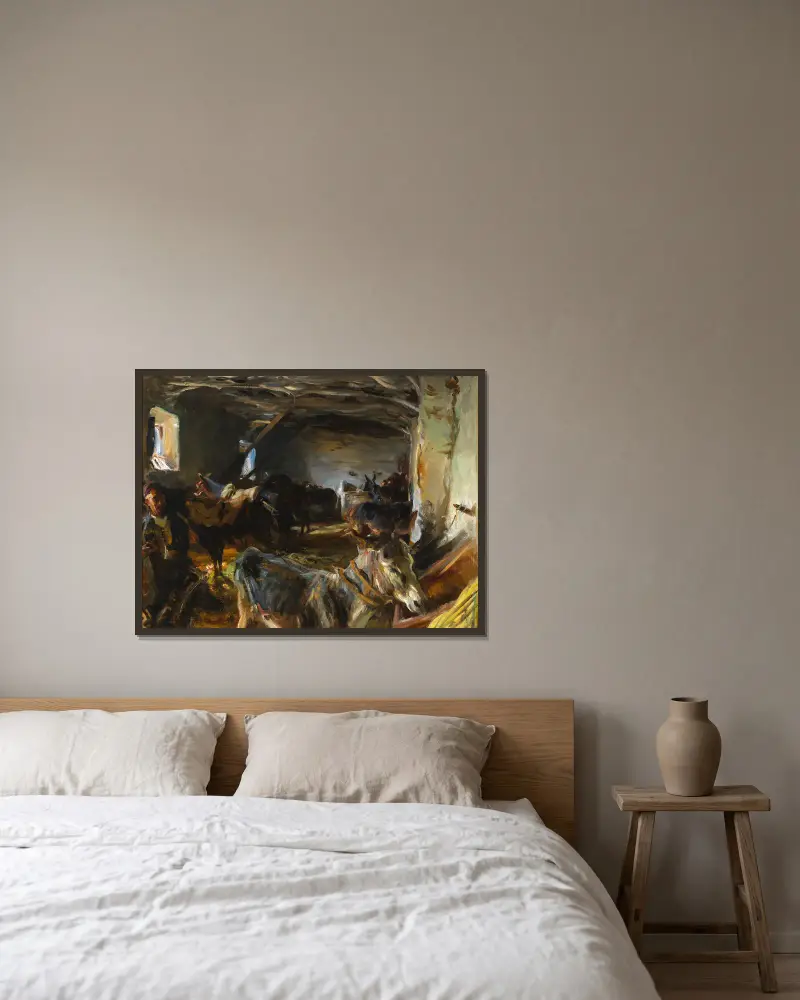 Stajnia w Cuence, John Singer Sargent w ramie na ścianie