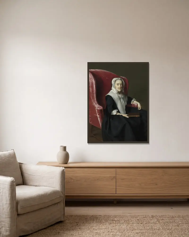 Anna Dummer Powell, John Singleton Copley v rámu na stěně