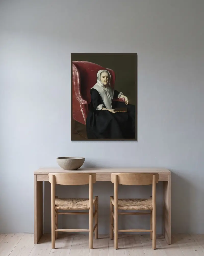 Anna Dummer Powell, John Singleton Copley v rámu na stěně