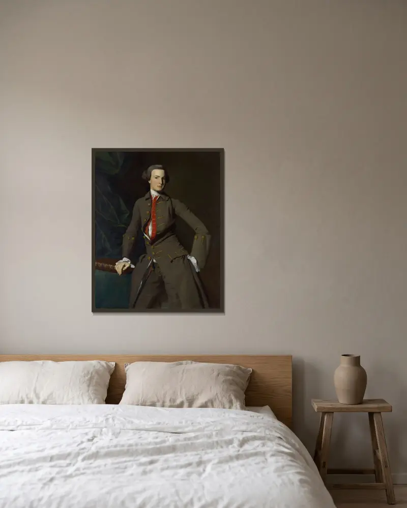 Benjamin Pickman von John Singleton Copley gerahmt an einer Wand