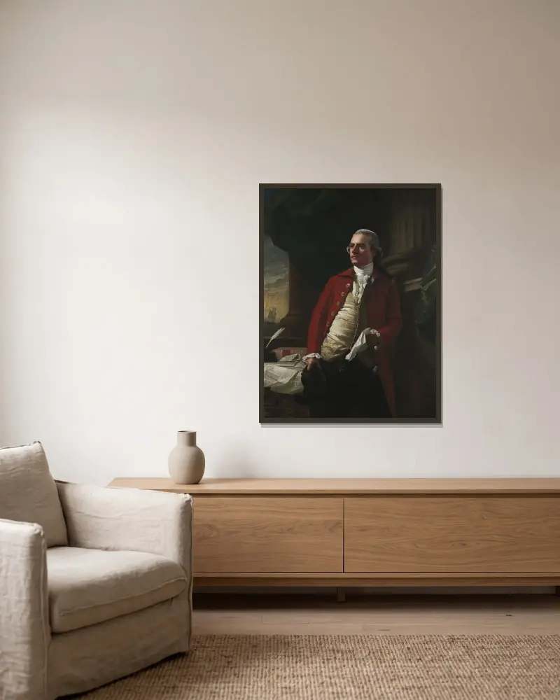 Elkanah Watson, John Singleton Copley v rámu na stěně