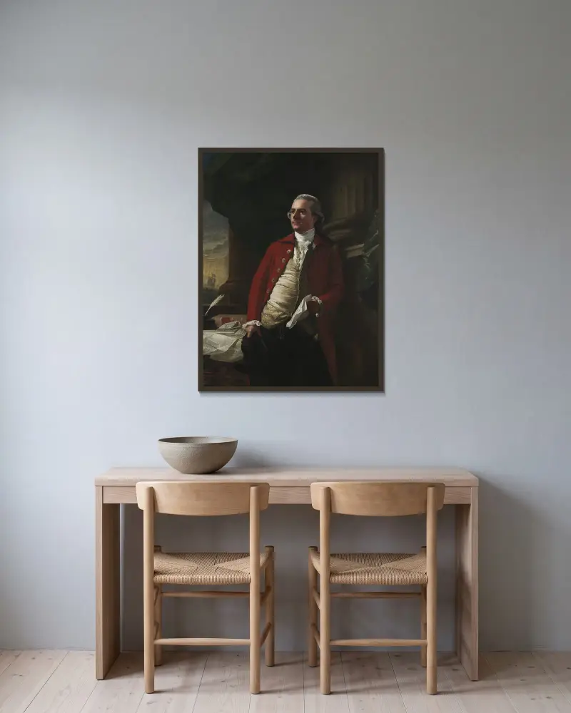 Elkanah Watson, John Singleton Copley v rámu na stěně