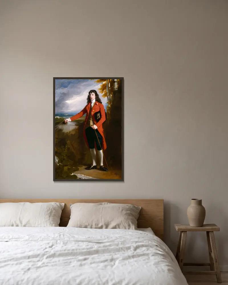 George Boone Roupell von John Singleton Copley gerahmt an einer Wand