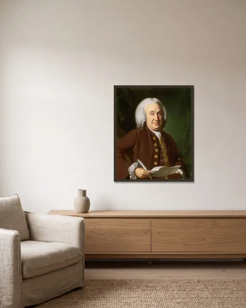 Harrison Gray von John Singleton Copley gerahmt an einer Wand