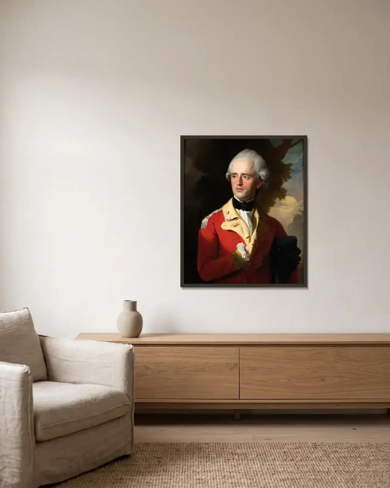 Henry Barry av John Singleton Copley inramad på en vägg