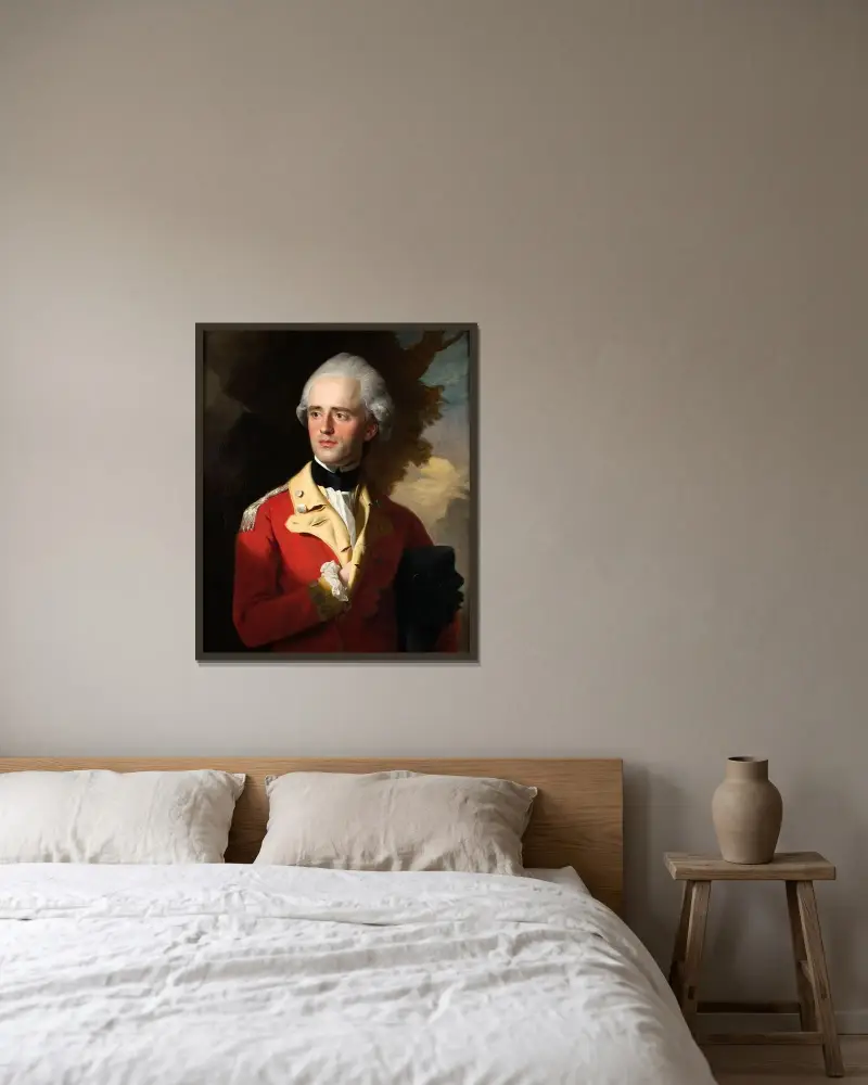 Henry Barry av John Singleton Copley inramad på en vägg