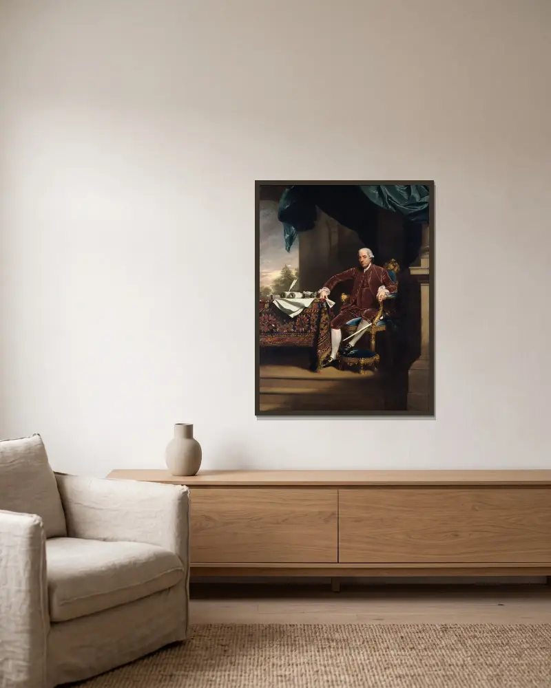 Henry Laurens, John Singleton Copley v rámu na stěně