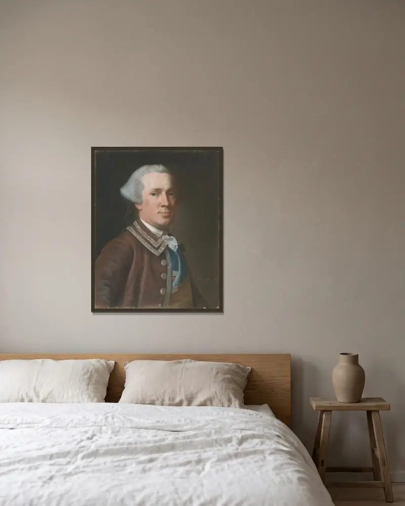 John Temple av John Singleton Copley inramad på en vägg