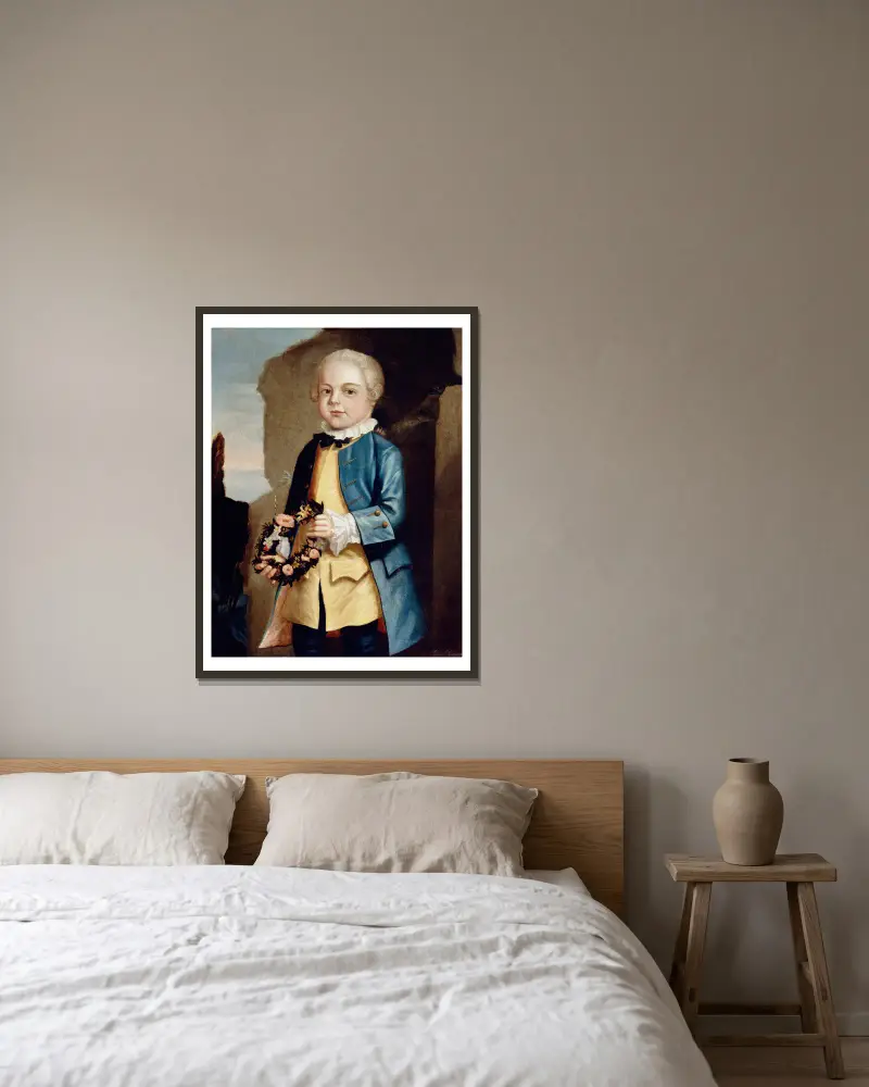Jonathan Mountfort, John Singleton Copley v rámu na stěně