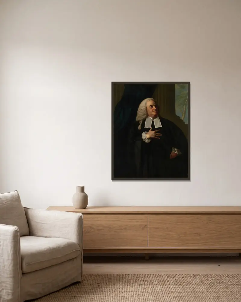 Richard Dana av John Singleton Copley inramad på en vägg