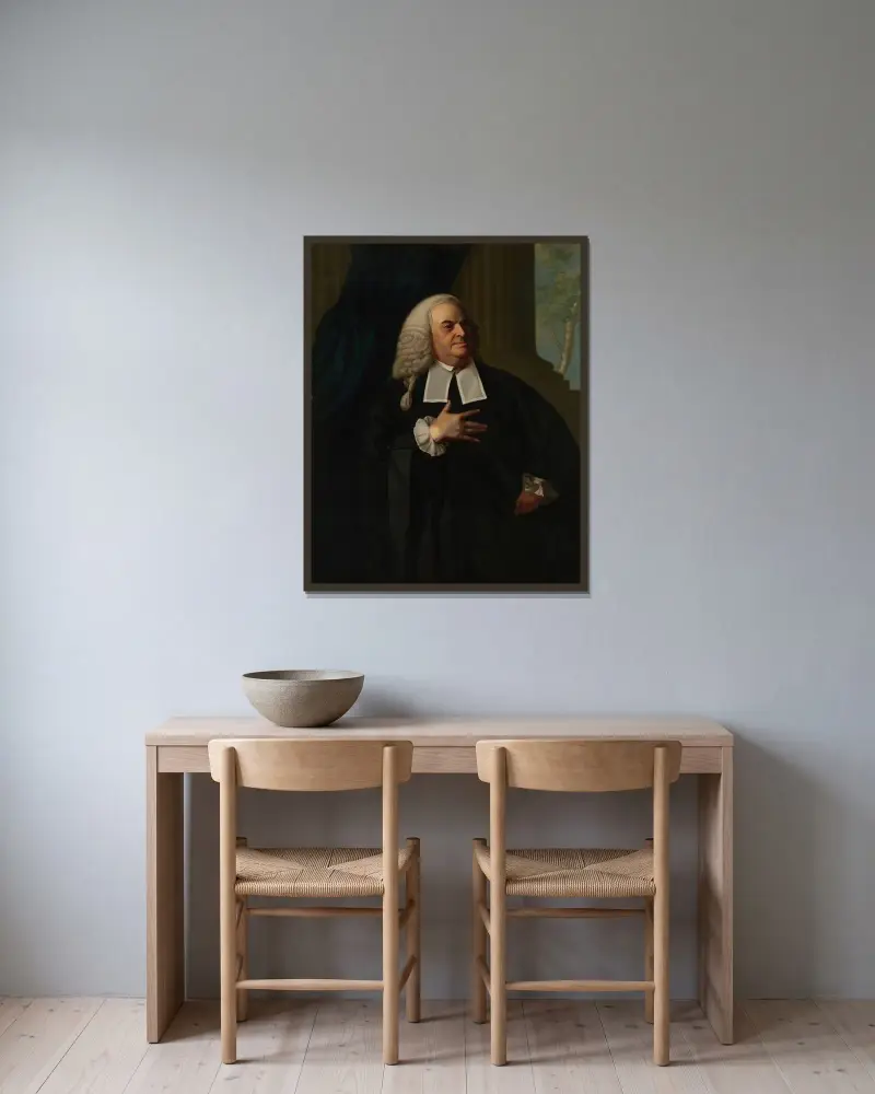 Richard Dana av John Singleton Copley inramad på en vägg