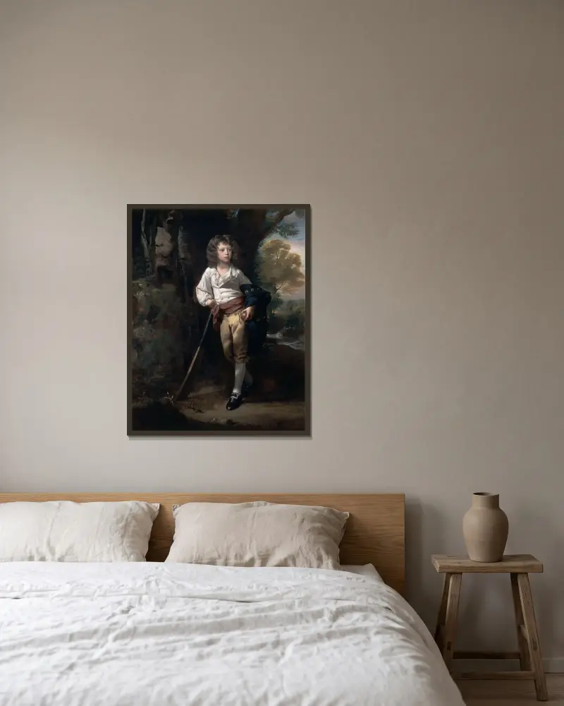 Richard Heber av John Singleton Copley inramad på en vägg