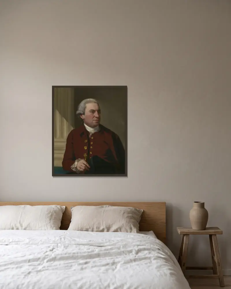 Robert Hyde, Squire of Hyde av John Singleton Copley inramad på en vägg