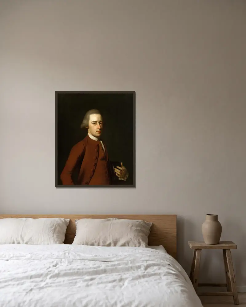 Samuel Verplanck av John Singleton Copley inramad på en vägg