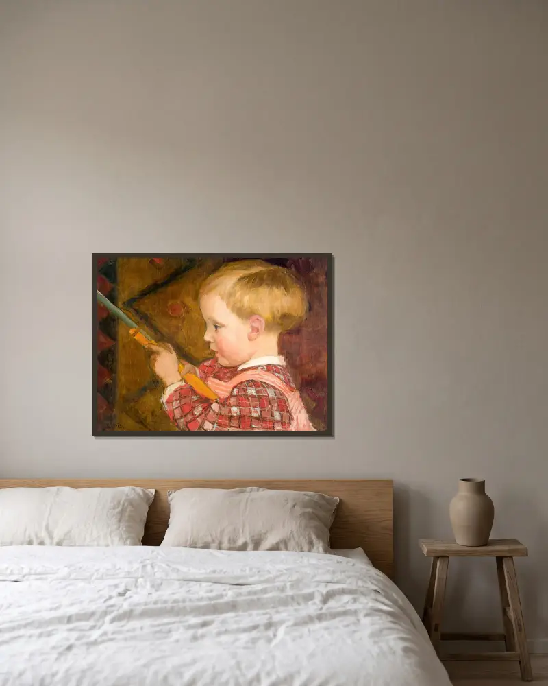 Heikki Taavetti von Venny Soldan-Brofeldt gerahmt an einer Wand