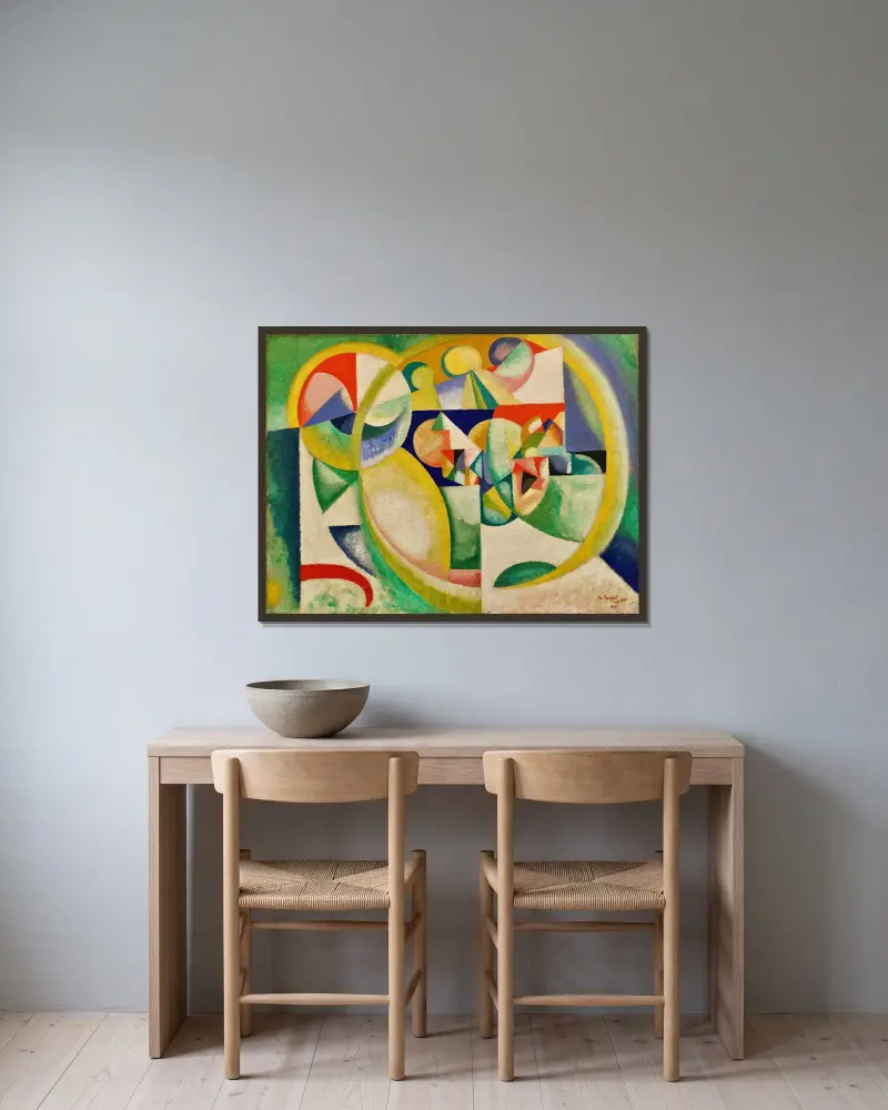 Studie B, Amadeo de Souza-Cardoso v rámu na stěně