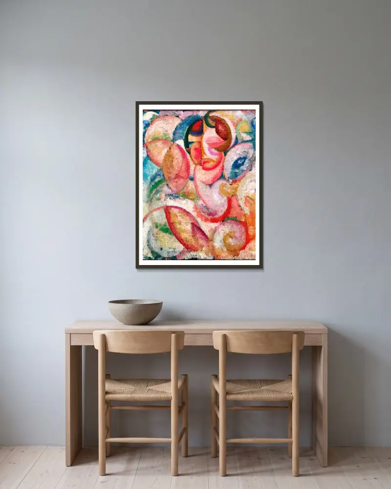 Bez tytułu, 1913, Amadeo de Souza-Cardoso w ramie na ścianie