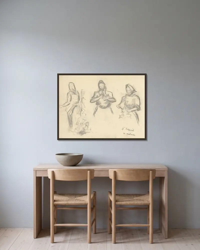 In einem Weinberg von Štefan Polkoráb gerahmt an einer Wand