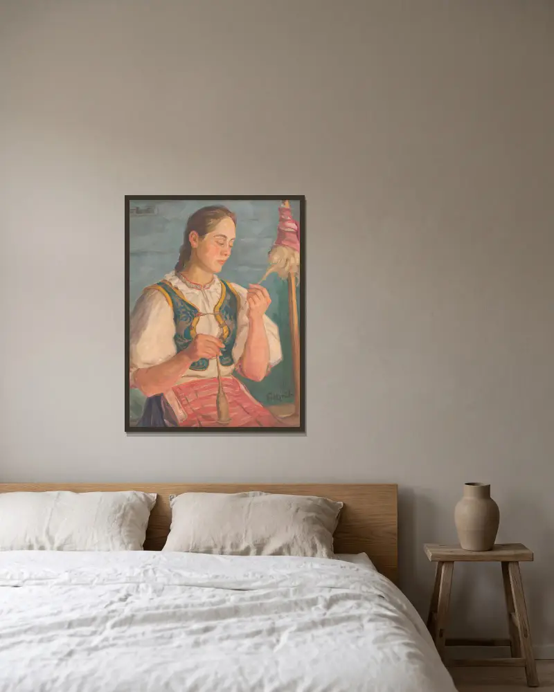 Přadlena, Štefan Polkoráb v rámu na stěně