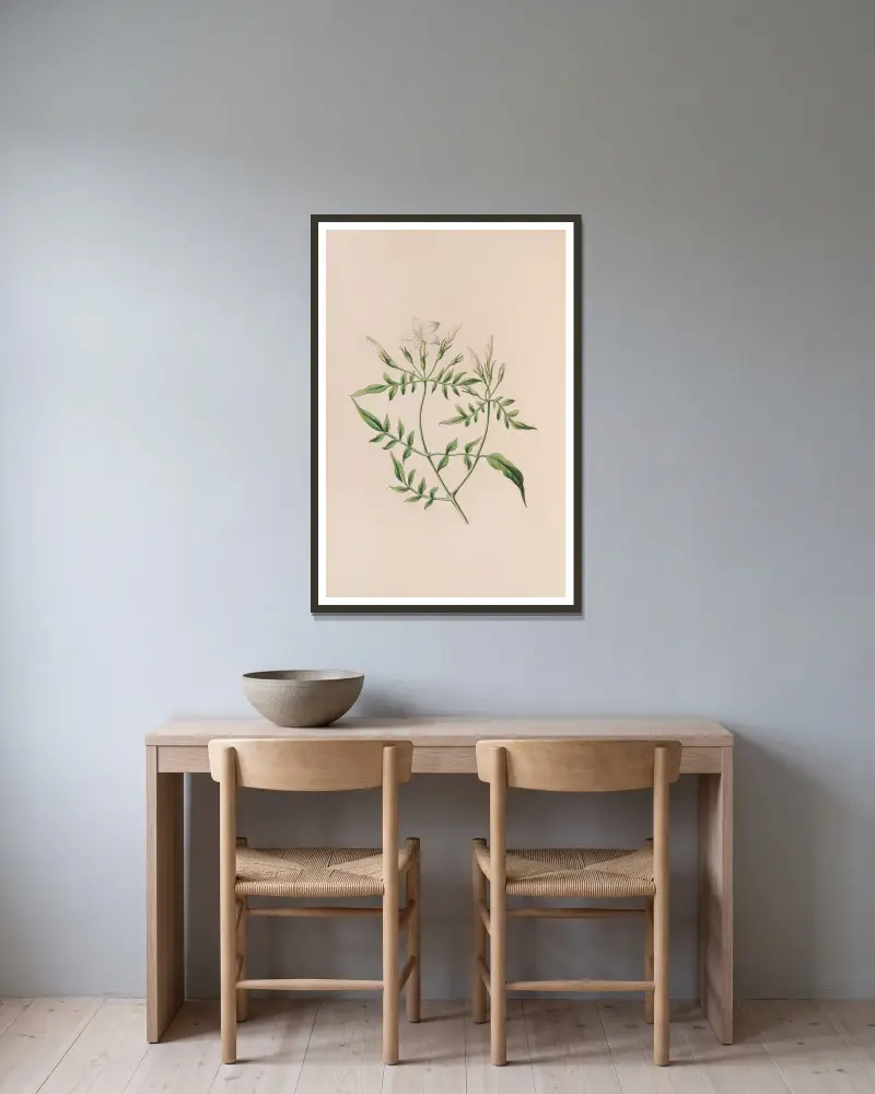Erdbeerbaum von John Stevens Henslow gerahmt an einer Wand