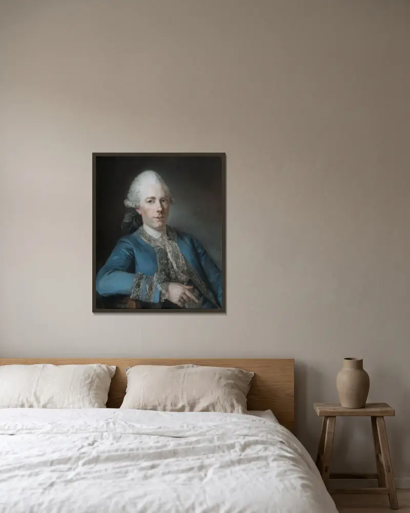 Marie-Joseph Peyre, 1730–1785 av Marie-Suzanne Giroust inramad på en vägg