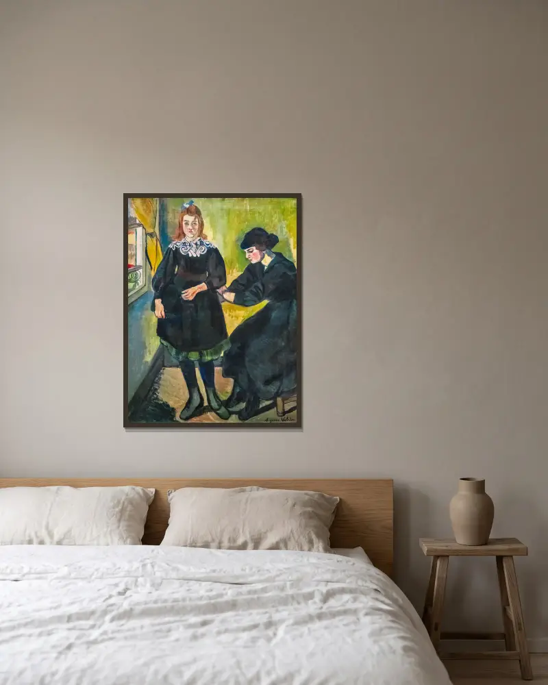 Švadlena, Suzanne Valadon v rámu na stěně