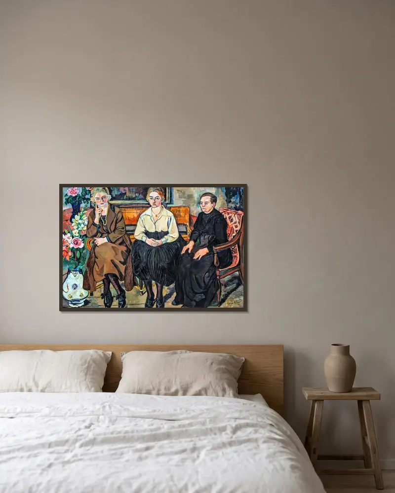 Rodina Utterových, Suzanne Valadon v rámu na stěně