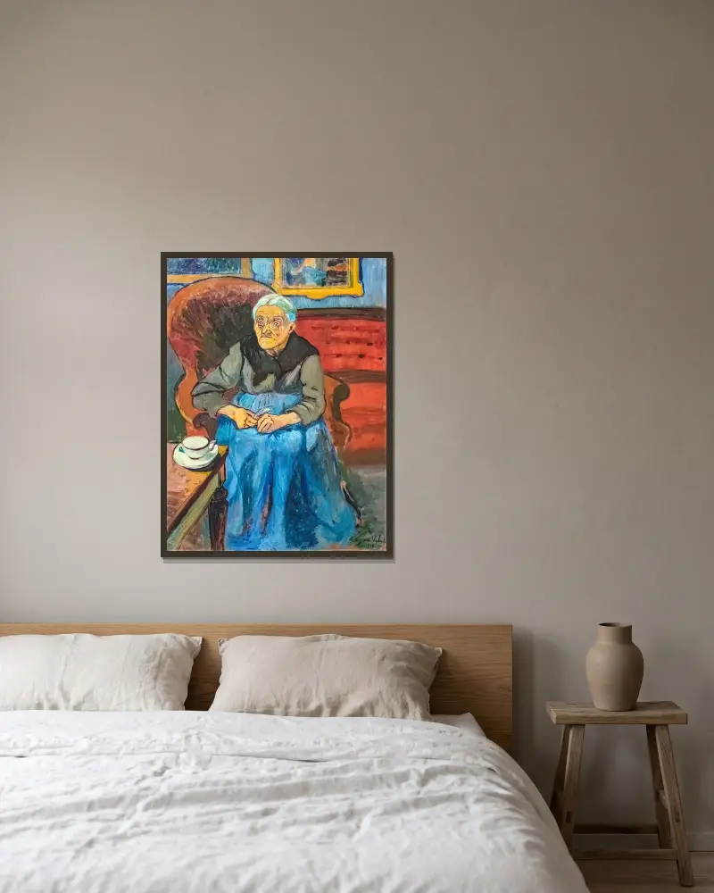 Matka artystki, Suzanne Valadon w ramie na ścianie