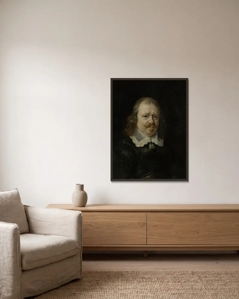 Godard van Reede (1588–1648), pán z Nederhorstu. Delegát provincie Utrecht na mírové konferenci v Münsteru (1646–48), Gerard ter Borch v rámu na stěně
