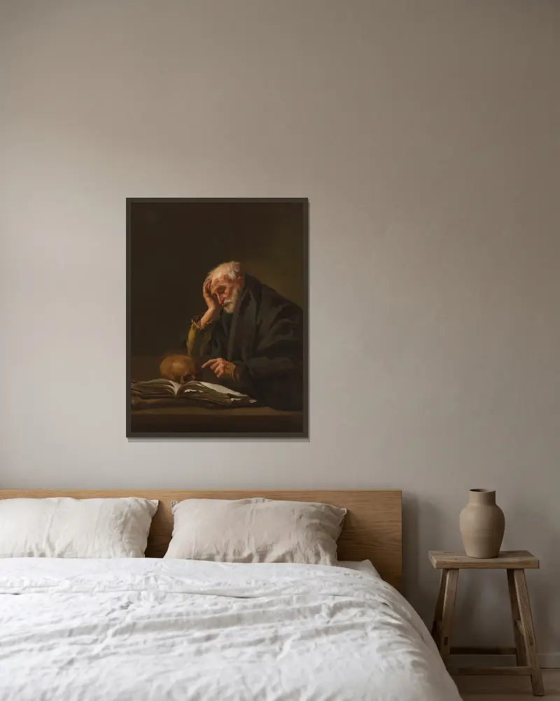 Svatý Jeroným, Hendrick Ter Brugghen v rámu na stěně