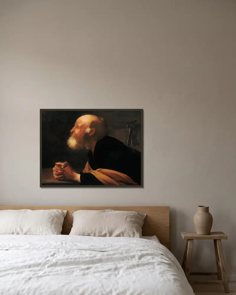 Kající Petr, Hendrick Ter Brugghen v rámu na stěně