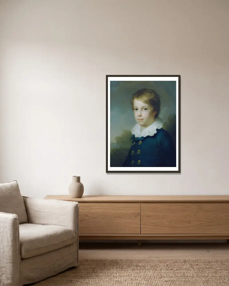 Alessandro Lampi von Johann Baptist von Lampi the Elder gerahmt an einer Wand