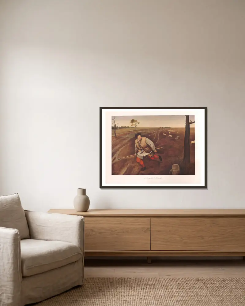 Niewierny pasterz, Pieter Bruegel The Elder w ramie na ścianie