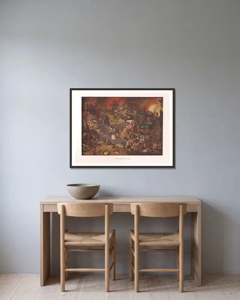 Dulle Griet – Nr. 2, Pieter Bruegel The Elder v rámu na stěně