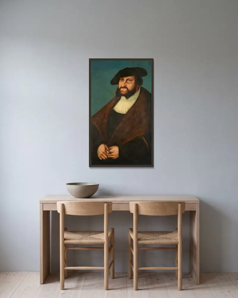 Jan Stálý, Lucas Cranach the Elder v rámu na stěně