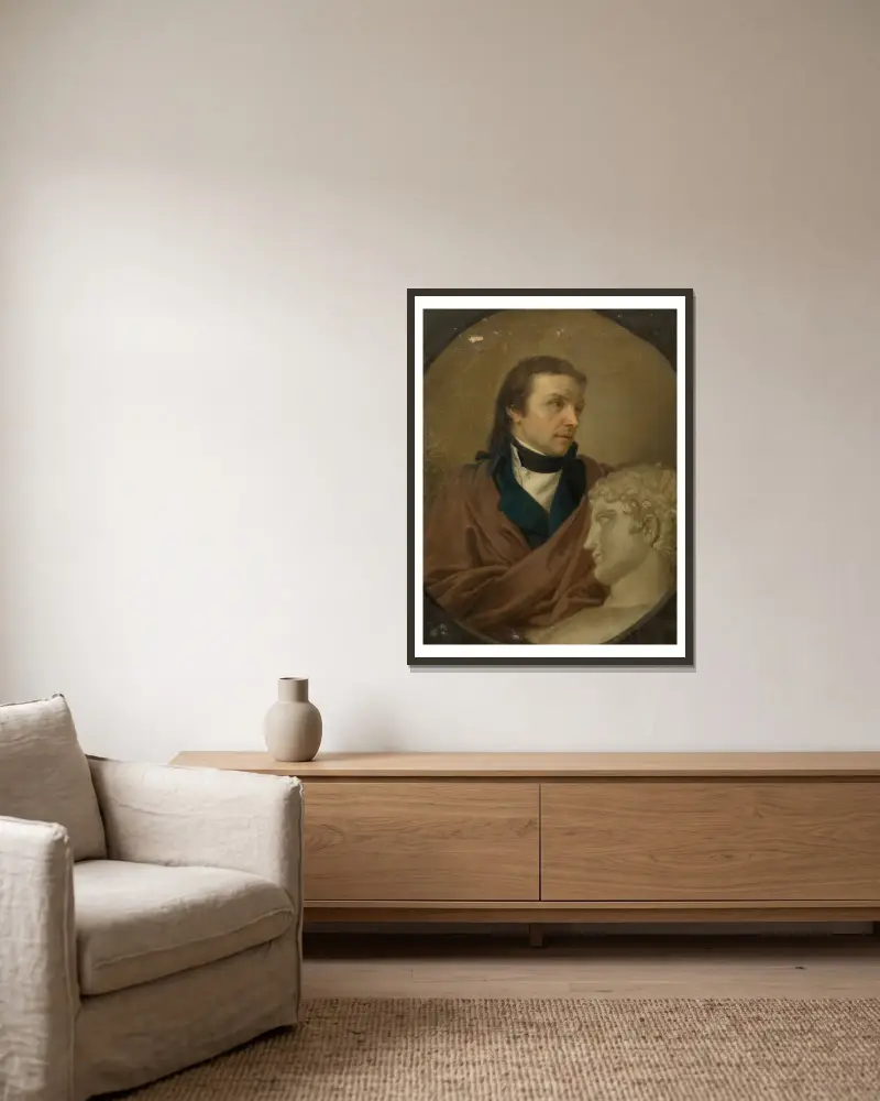 Josef Klieber (sochař), Johann Baptist von Lampi the Elder v rámu na stěně