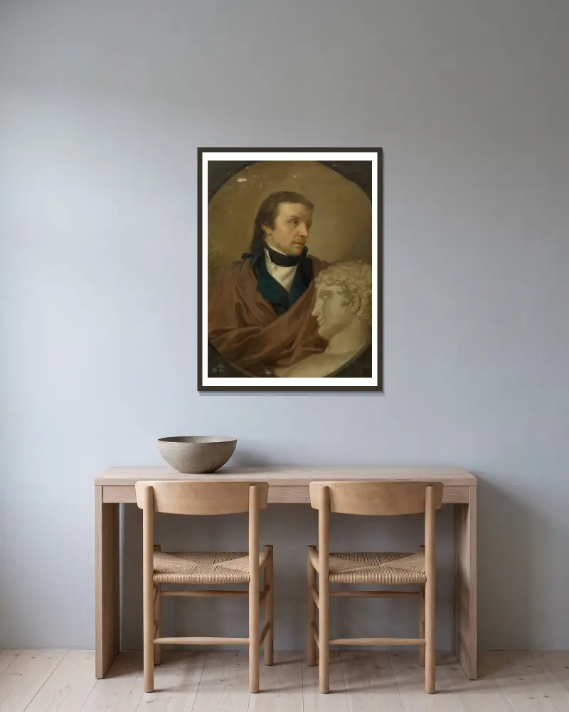 Josef Klieber (sochař), Johann Baptist von Lampi the Elder v rámu na stěně