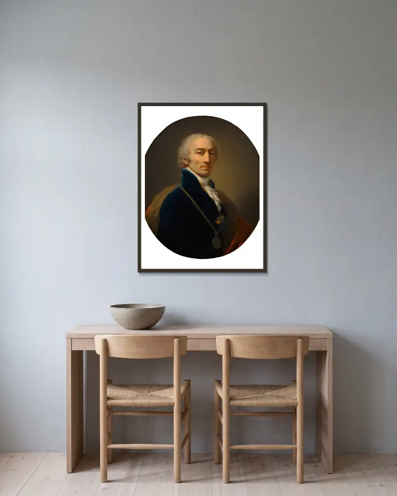Michael Mayer (Hofquartierbuchverwalter), Johann Baptist von Lampi the Elder v rámu na stěně