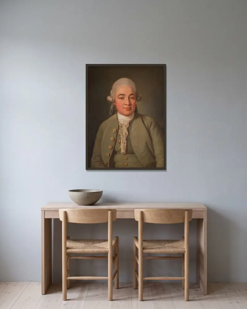 Olof Kexell, Author av Per Krafft the Elder inramad på en vägg