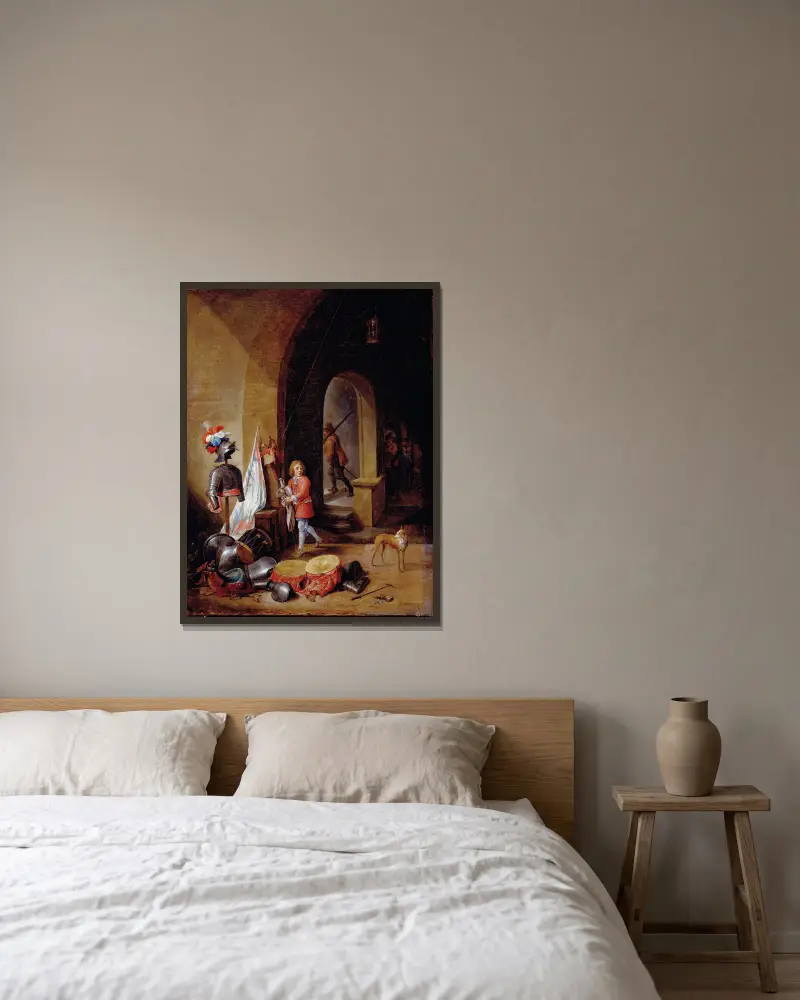 Strážnice, David Teniers The Younger v rámu na stěně