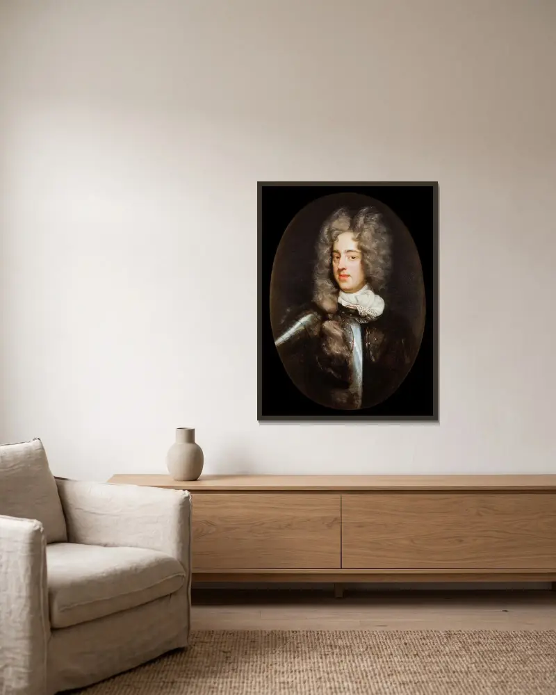 Abraham Brahe von David Teniers The Younger gerahmt an einer Wand